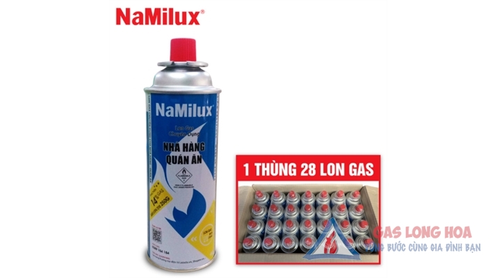 Gas lon du lịch Namilux chính hãng 9