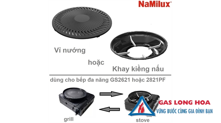 Bếp nướng gas đa năng Namilux NA-2621PF 29