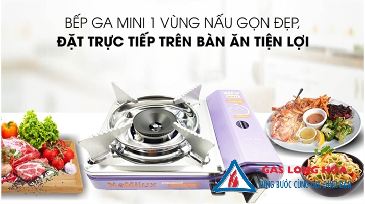 Bếp Gas Mini NaMilux Pro Tiny Siêu nhỏ ( tặng kèm hộp nhựa ) PS2221PS 41