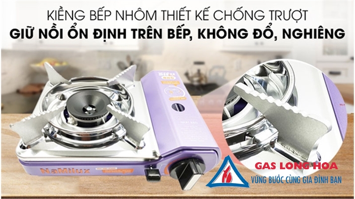 Bếp Gas Mini NaMilux Pro Tiny Siêu nhỏ ( tặng kèm hộp nhựa ) PS2221PS 49