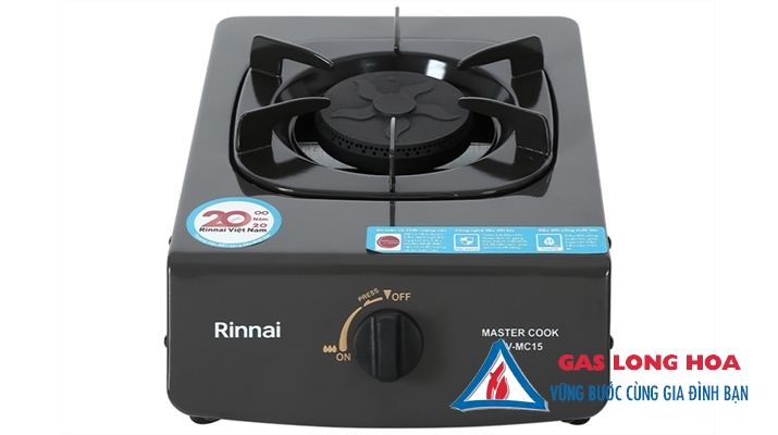 Bếp Gas Đơn Rinnai Đen 1