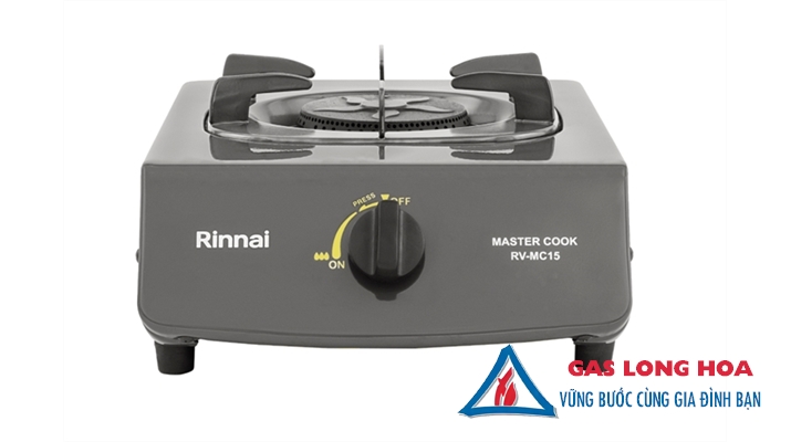 Bếp Gas Đơn Rinnai Đen 5
