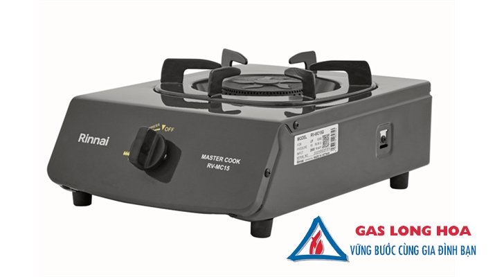 Bếp Gas Đơn Rinnai Đen 7