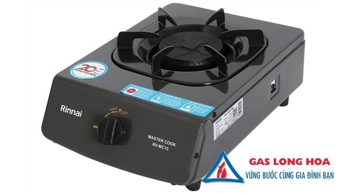 Bếp Gas Đơn Rinnai Đen 11