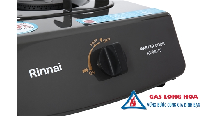 Bếp Gas Đơn Rinnai Đen 19
