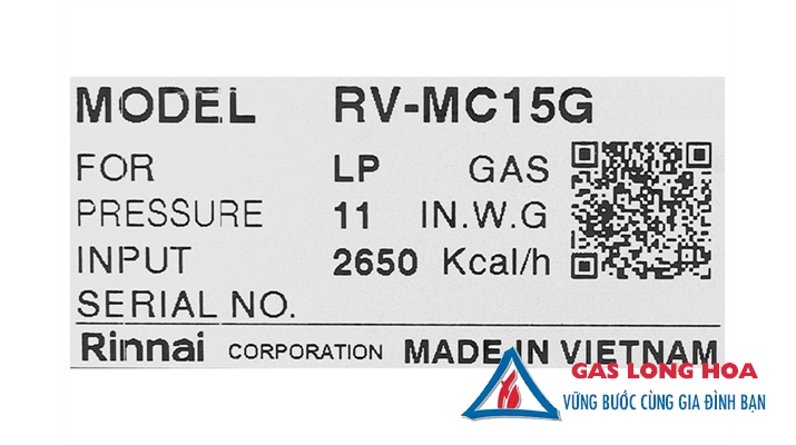 Bếp Gas Đơn Rinnai Đen 25