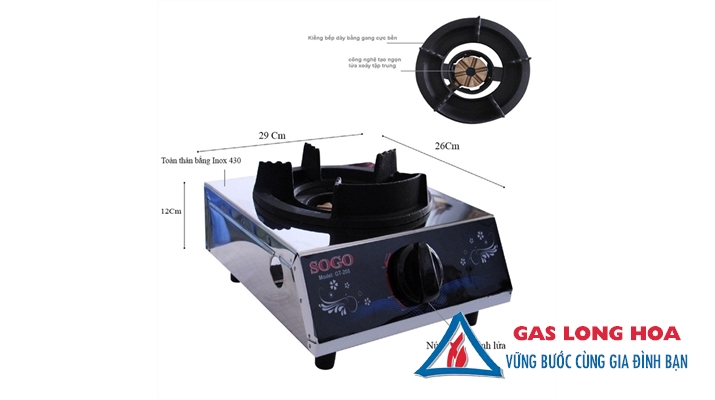 Bếp Gas Công Nghiệp Đơn SOGO 7