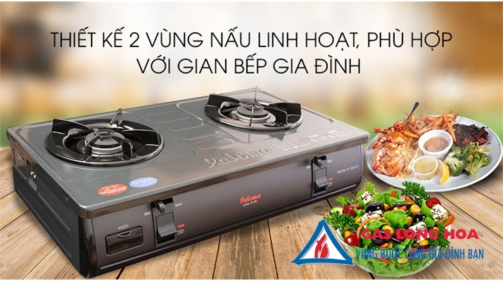 Bếp Gas Paloma Nhập Khẩu Nguyên Chiếc Từ Nhật ( Loại Nút Nhấn ) 27