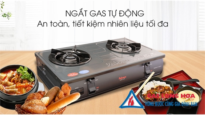 Bếp Gas Paloma Nhập Khẩu Nguyên Chiếc Từ Nhật ( Loại Nút Nhấn ) 37