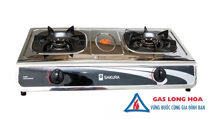 Bếp Gas SAKURA Inox Toàn Thân 1