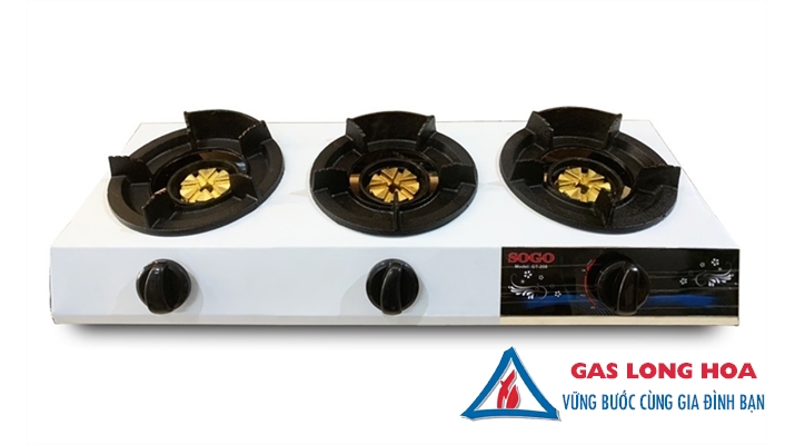 Bếp Gas Công Nghiệp 3 Lò SOGO 1