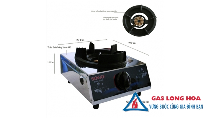 Bếp Gas Công Nghiệp Đơn SOGO 21