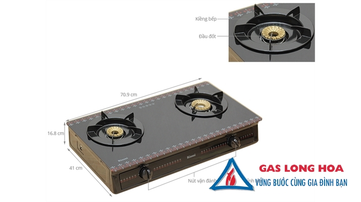 Bếp Gas Rinnai Dương Mặt Kính RV-3715GL ( FB ) 29