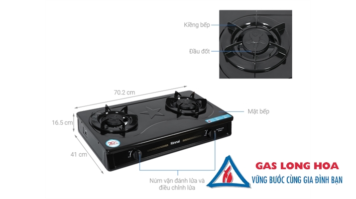 Bếp Gas Dương Rinnai RV- MC27BE 19