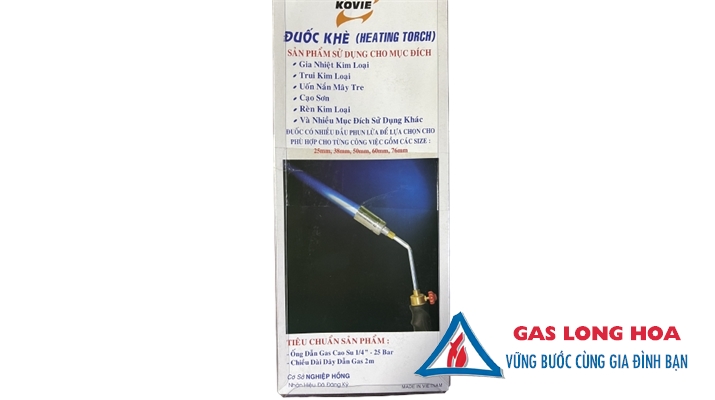 KHÒ DÂY SỬ DỤNG GAS BÌNH KOVIE (ĐẦU NHỎ) 31