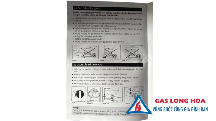 Bếp Gas Mini NaMilux Toàn Thân Inox Siêu Nhỏ 47