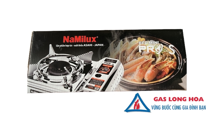 Bếp Gas Mini NaMilux Toàn Thân Inox Siêu Nhỏ 55