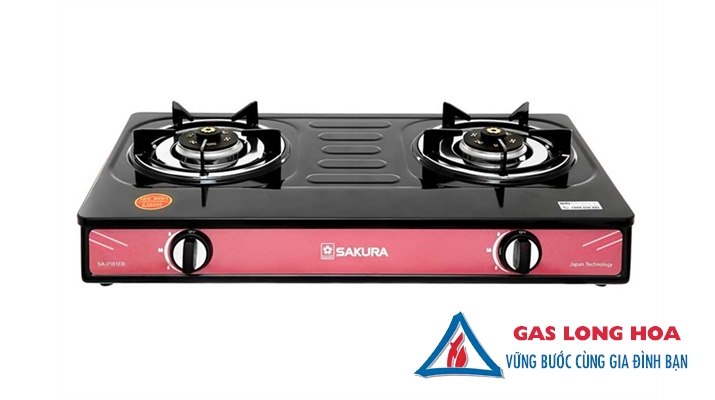 Bếp Gas Đôi SAKURA Mặt Tráng Men 1
