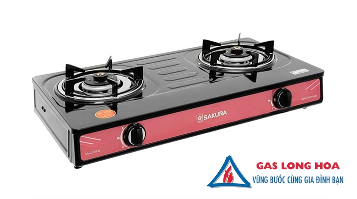 Bếp Gas Đôi SAKURA Mặt Tráng Men 11