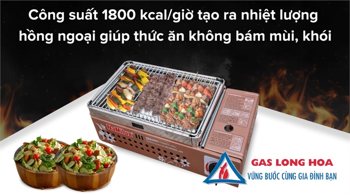 Bếp nướng gas hồng ngoại NaMilux 39