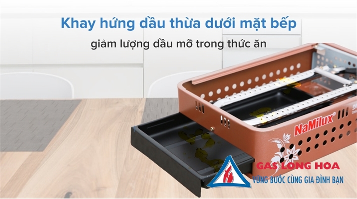 Bếp nướng gas hồng ngoại NaMilux 43