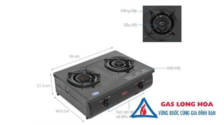 BẾP GAS ĐÔI PALOMA PA-6MEJ ( NHẬP KHẨU NHẬT ) 21