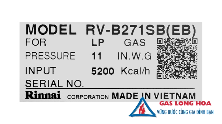 Bếp Gas Rinnai Dương RV-B271SB (EB) 29