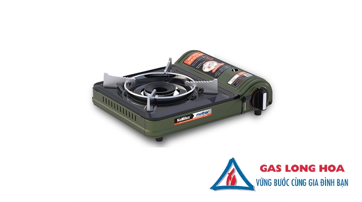 Bếp gas mini NaMilux mother PL2302PF ( xanh rêu  ) 1