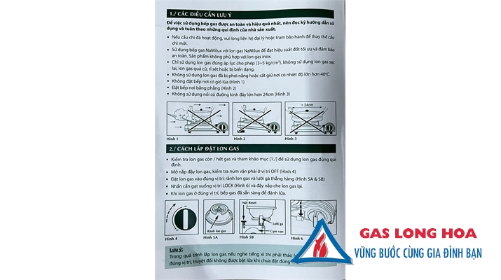 Bếp gas mini NaMilux mother PL2302PF ( xanh rêu  ) 61