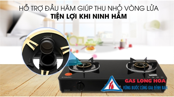 Bếp gas đôi Sakura SA-2375GB 17