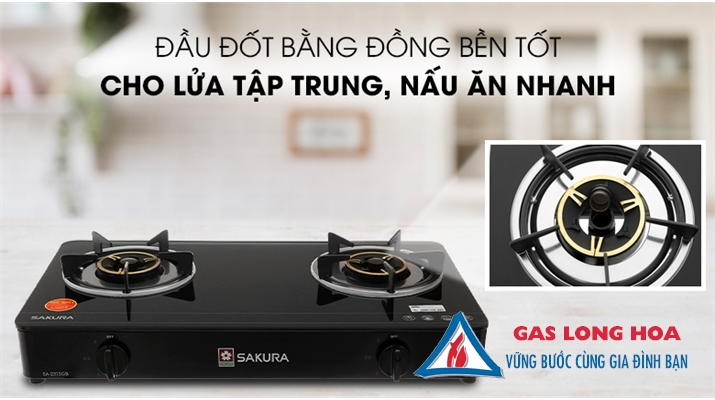 Bếp gas đôi Sakura SA-2375GB 27