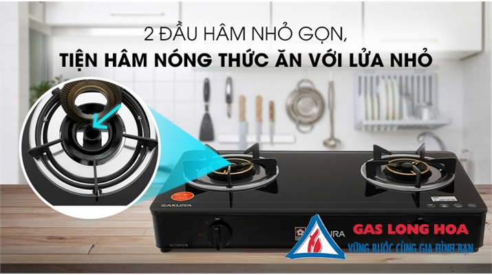 Bếp gas đôi Sakura SA-2375GB 31