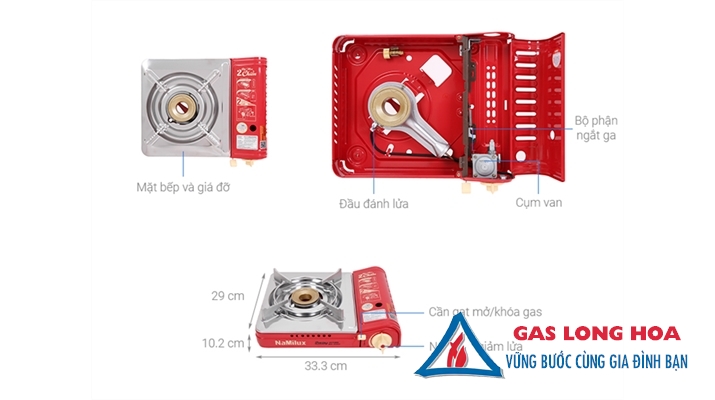 Bếp gas mini Namilux NH-P2915PS 37