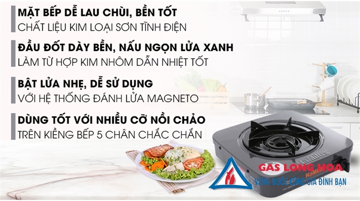 Bếp gas đơn Namilux NH-210AFM 37