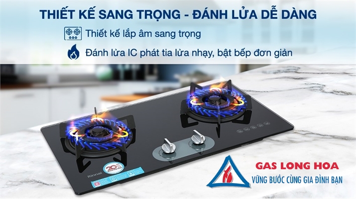 Bếp gas âm Rinnai RVB-220G(BG) 37