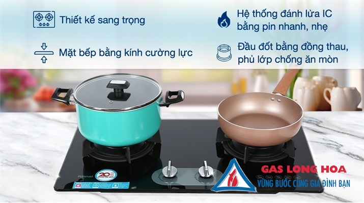 Bếp gas âm Rinnai RVB-220G(BG) 41