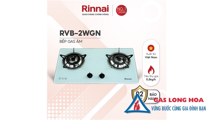 BẾP GAS ÂM RINNAI RVB-2WGN 33