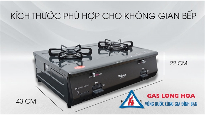 BẾP GAS ĐÔI PALOMA PA-209J 37