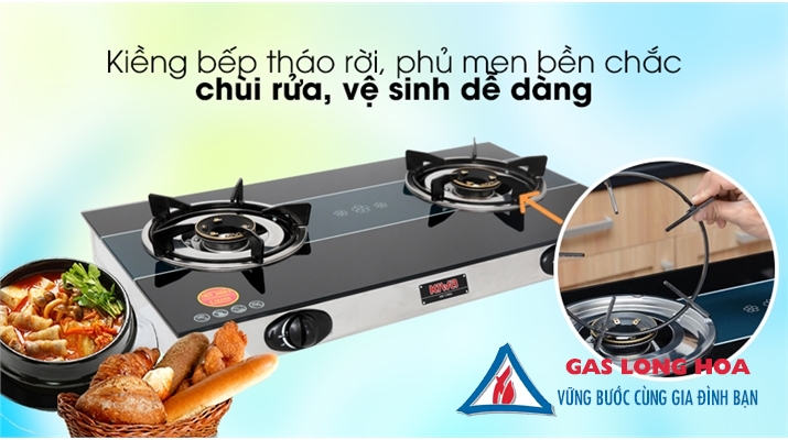 BẾP GAS ĐÔI KIWA KW-770SG 5