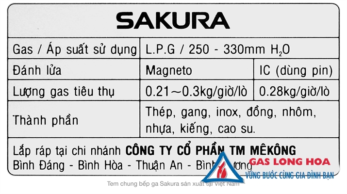 BẾP GAS ĐÔI SAKURA SA-717PG 21