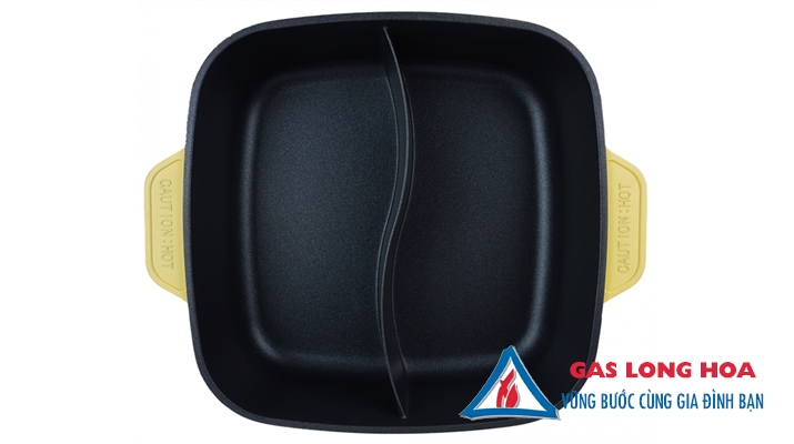 Nồi lẩu hương vị kép Maxsun G13 (màu vàng chanh) 7