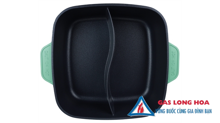 Nồi lẩu hương vị kép Maxsun G13 (màu xanh bạc hà) 5