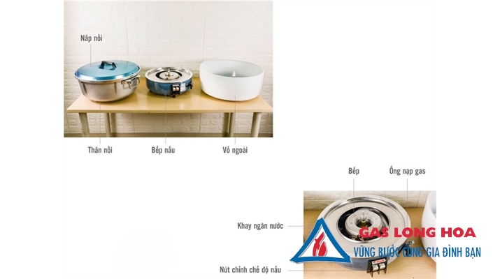Nồi cơm gas 10 lít Kiwa MK-55RA 25