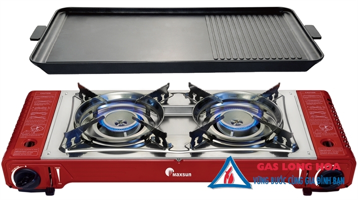 Bếp gas mini hai đầu đốt Maxsun MSD-5800S 1
