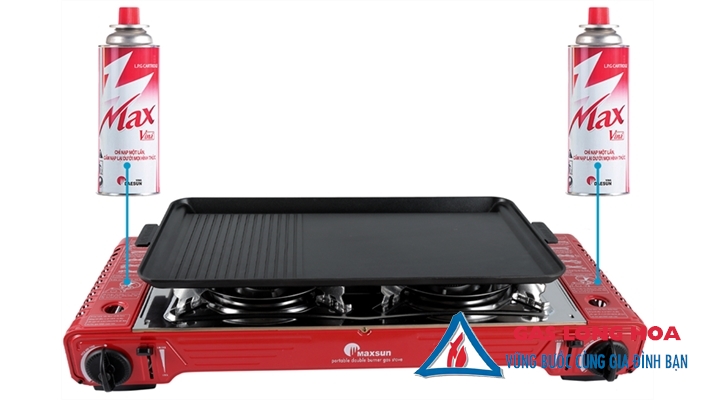Bếp gas mini hai đầu đốt Maxsun MSD-5800S 5