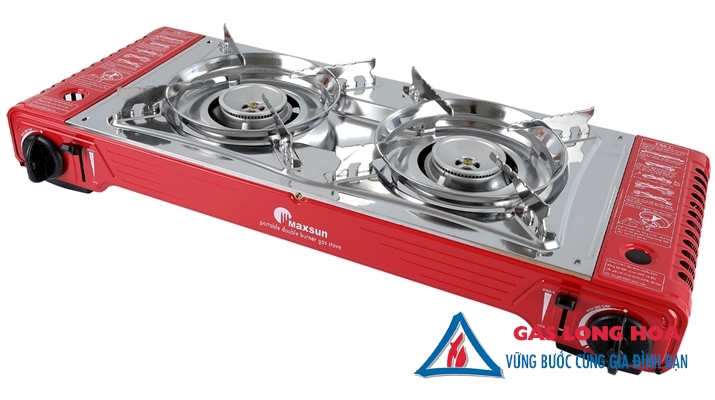 Bếp gas mini hai đầu đốt Maxsun MSD-5800S 9