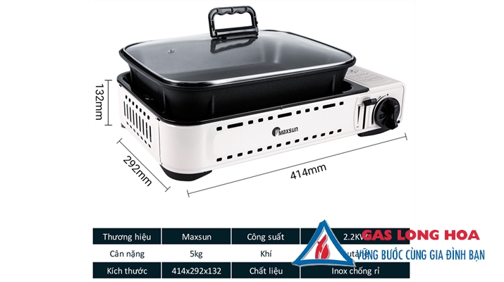Bếp gas mini Maxsun MS-8 MINI 5