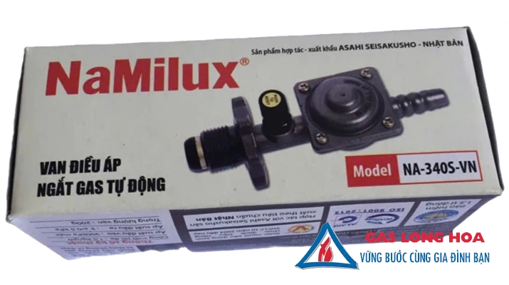 Van điều áp NaMilux ngắt gas tự động NA-340S-VN 15