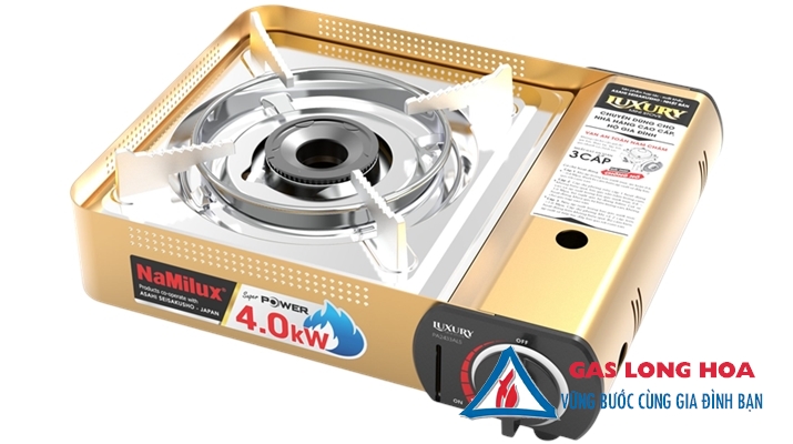 Bếp gas mini NaMilux thân nhôm Alu-m PL2533ALS 1