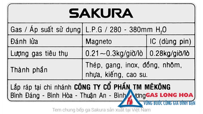 Bếp gas đôi Sakura SA-D707LG 19